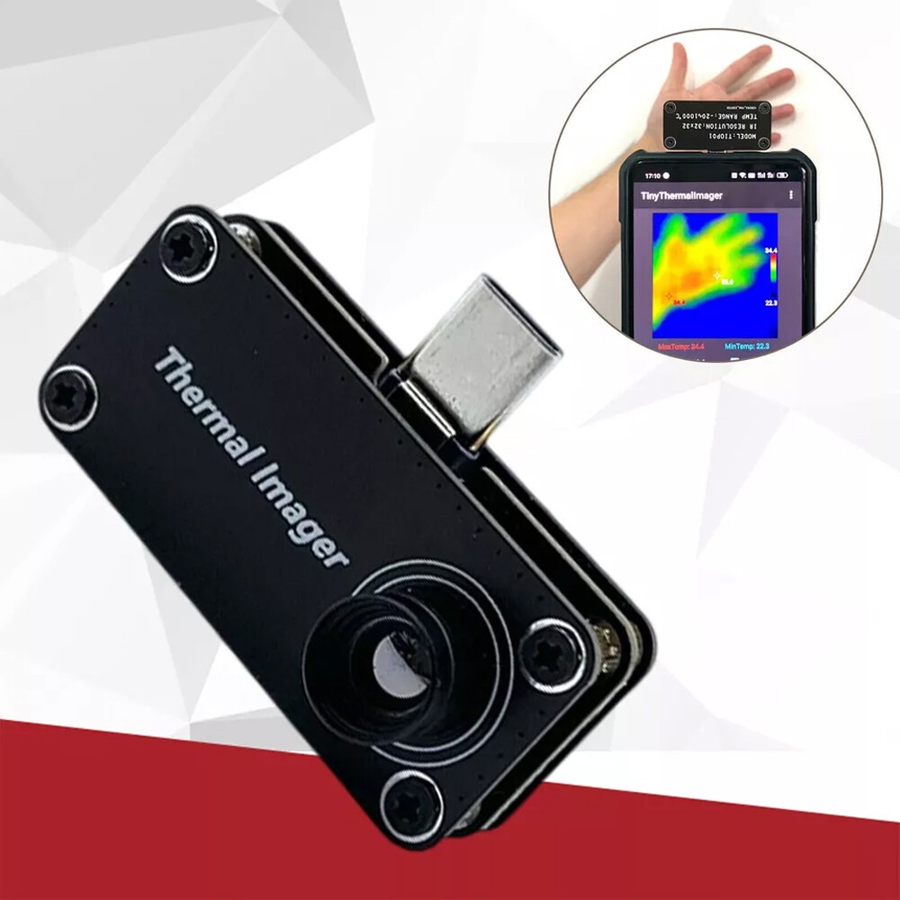 Tiop01 Thermal Camera - Caméra thermique infrarouge TIOP01, imageur IR