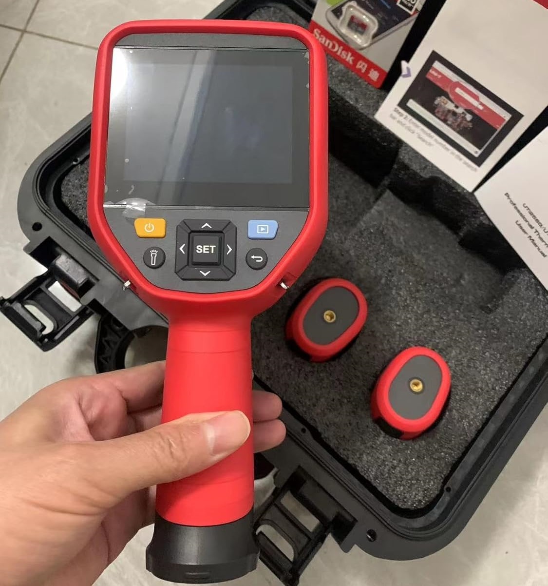 Thermal Camera Type C 384X288 - Caméra thermique professionnelle UNI-T UTi384G, imageur