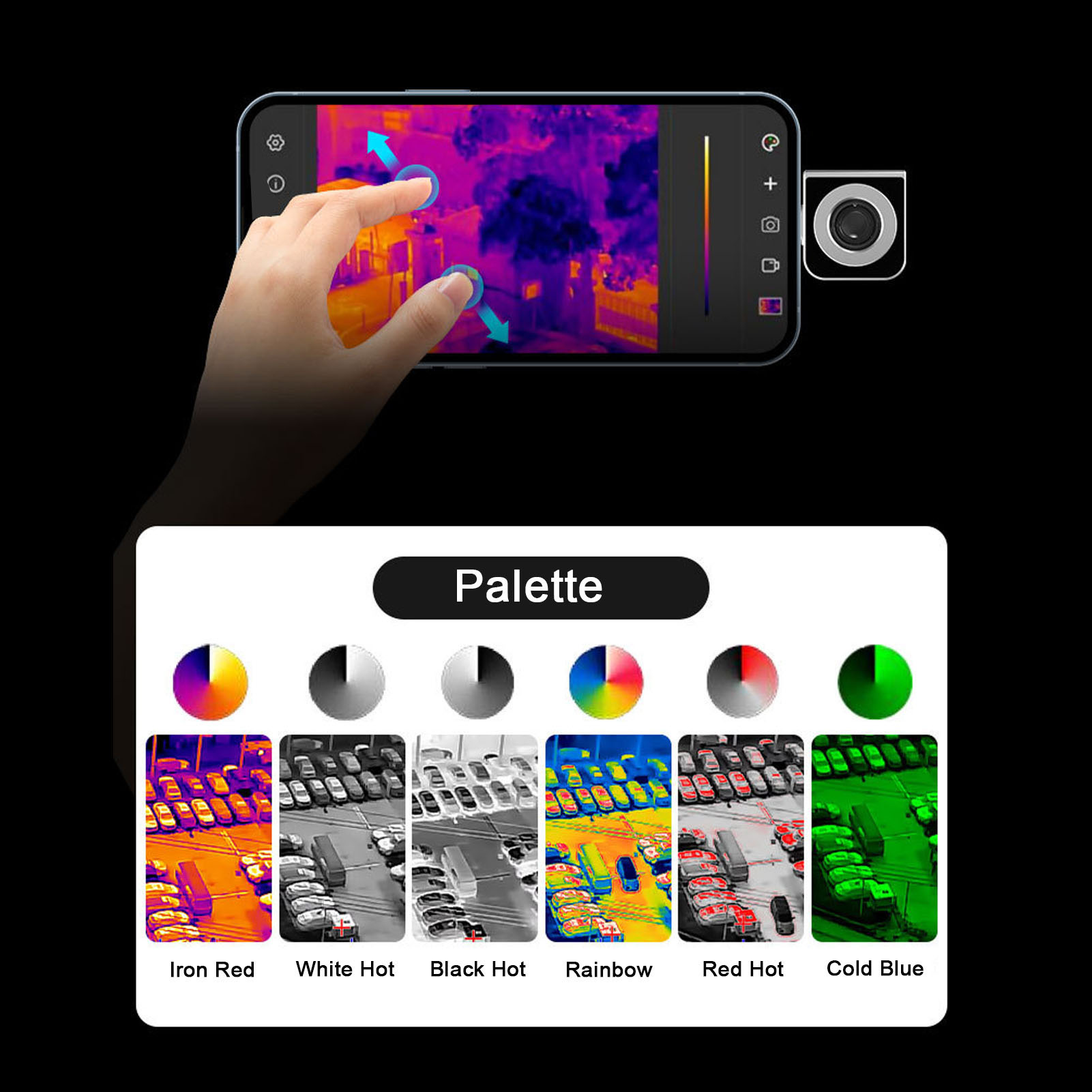 Caméra thermique 256x192 résol - Thermal Imaging Camera 256X192 avis et prix