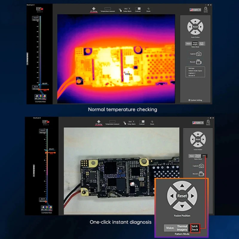 Caméra thermique infrarouge Ra - Shortcam Thermal Imaging Pcb avis et prix