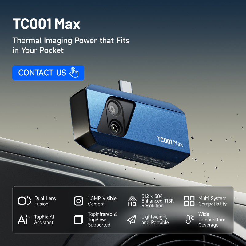 Caméra thermique infrarouge mo - Topdon Tc001 Thermal Camera avis et prix
