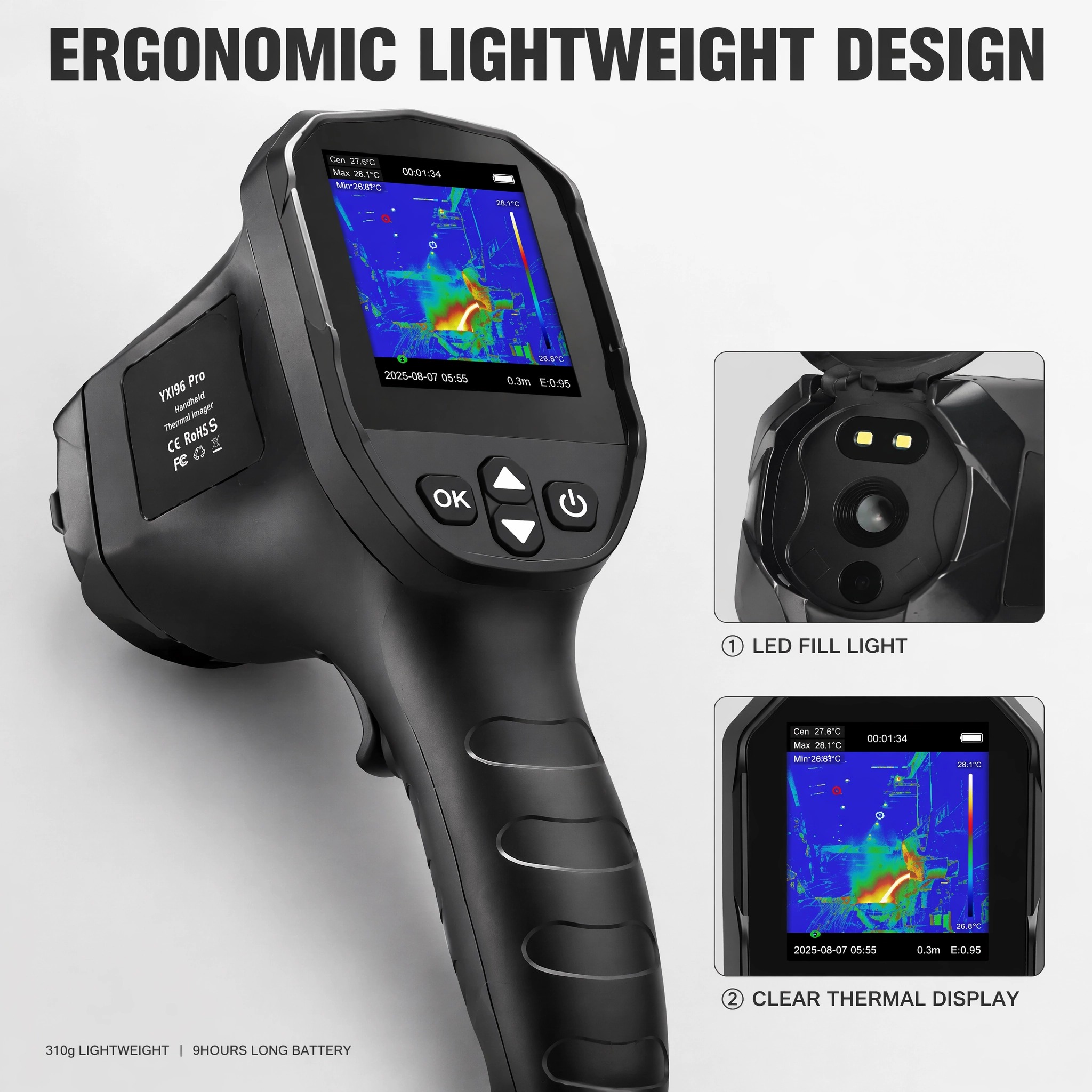Caméra thermique portable HP-Y - Nf 521 Thermal Imaging Camera avis et prix