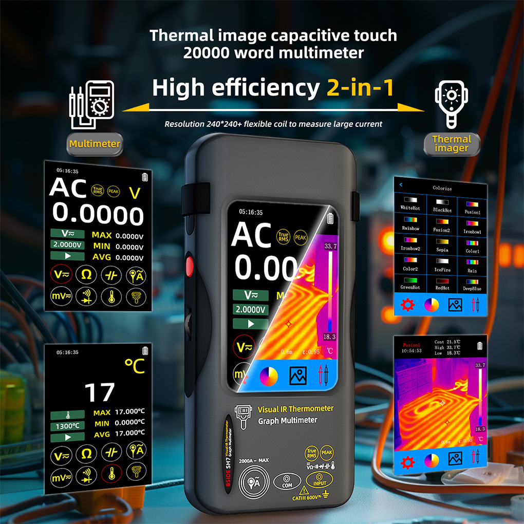 Multimètre d'imagerie thermiqu - Nf 521 Thermal Imaging Camera avis et prix